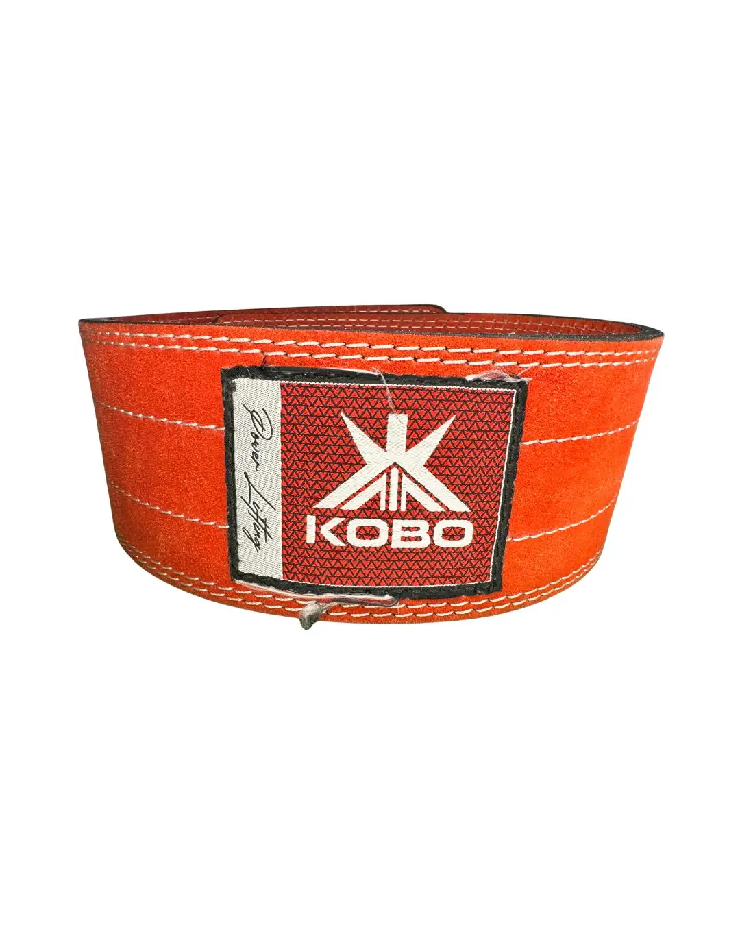 Kobo 10mm Lever Belt – Genuine Leather, 4” Wide Back Support for Weightlifting & Powerlifting, Small - Image 3