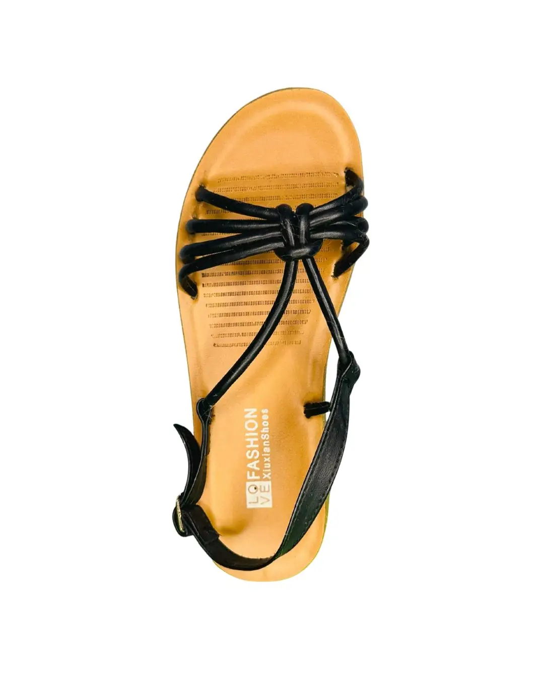 Women’s Black Strappy Slingback Sandals – Size EU 37, Good Condition - Image 3