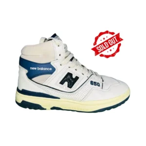 New Balance 650 Men’s Sneakers – White & Navy – Size EUR 41 / UK 7