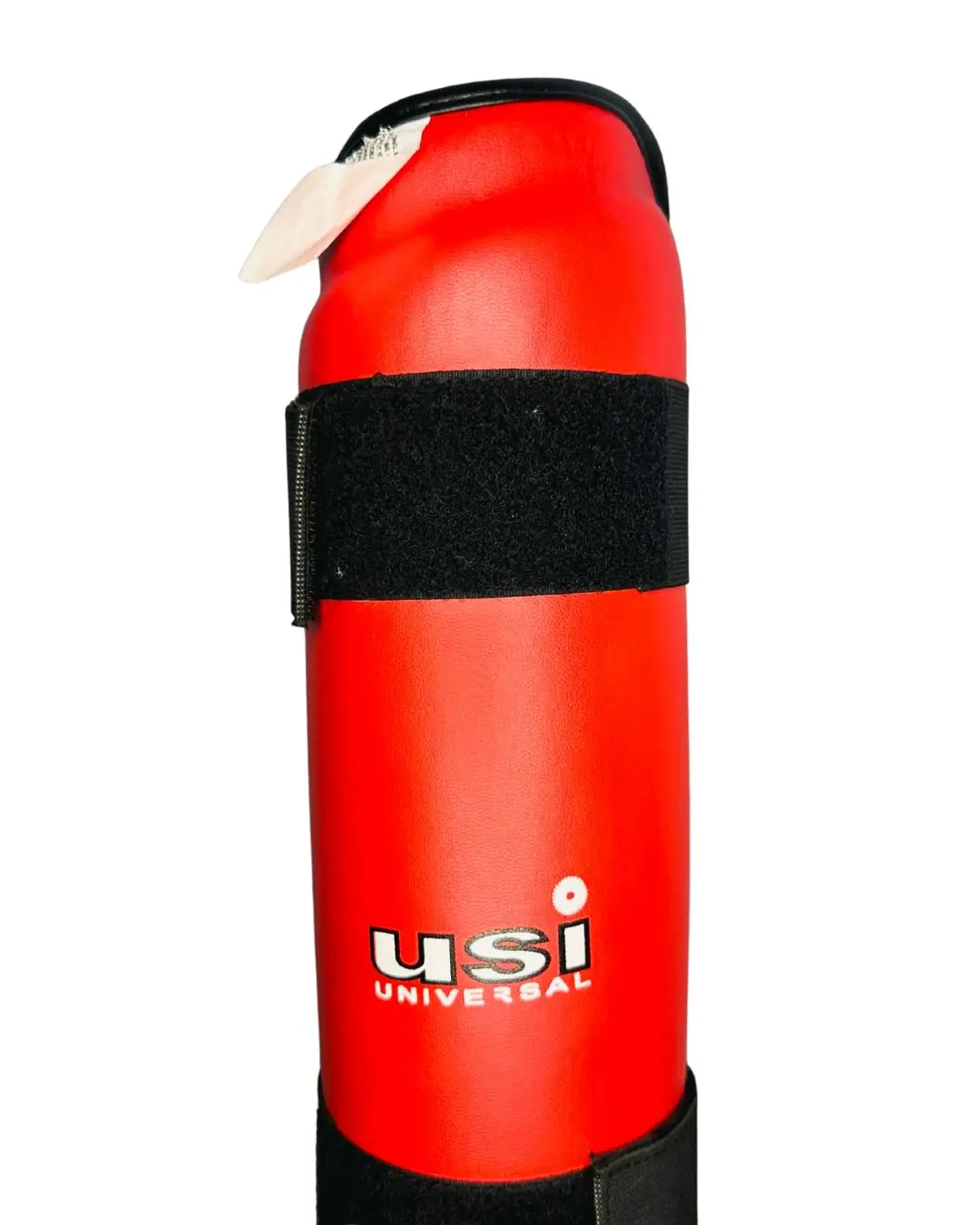 USI UNIVERSAL Shin Pads with Instep – Red, Large - Image 8